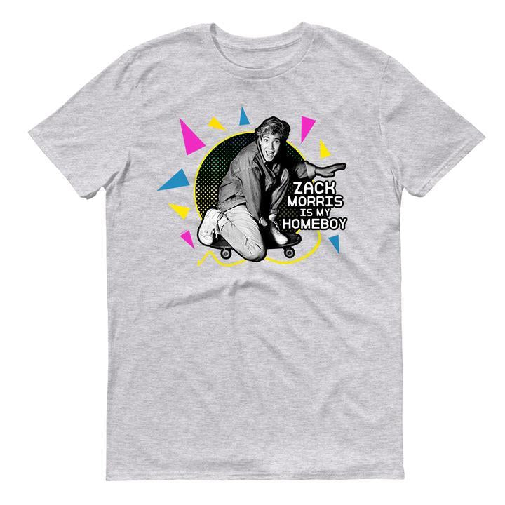 Saved By The Bell Zack Morris is my Homeboy Men's Short Sleeve T-Shirt