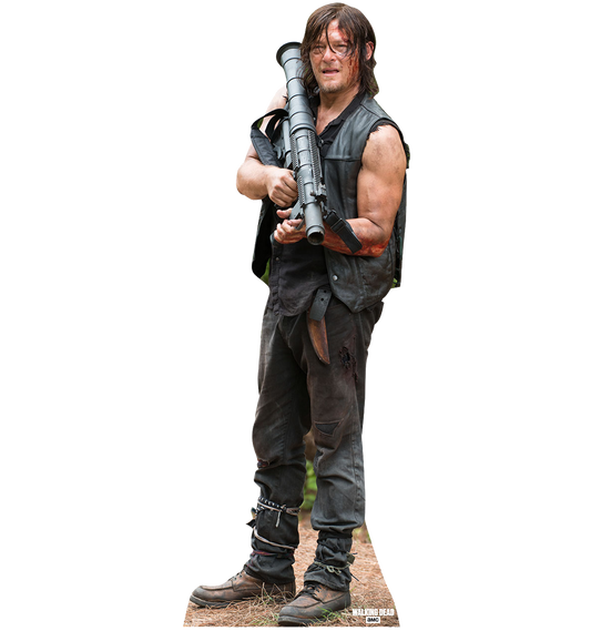 The Walking Dead Daryl with Rocket Launcher Cardboard Cut Out Standee