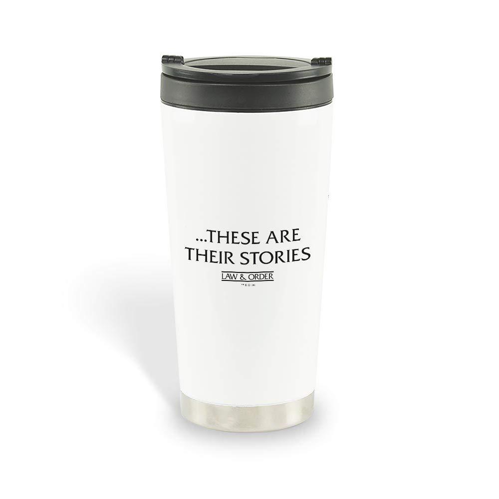 Law & Order These Are Their Stories Stainless Steel Travel Mug
