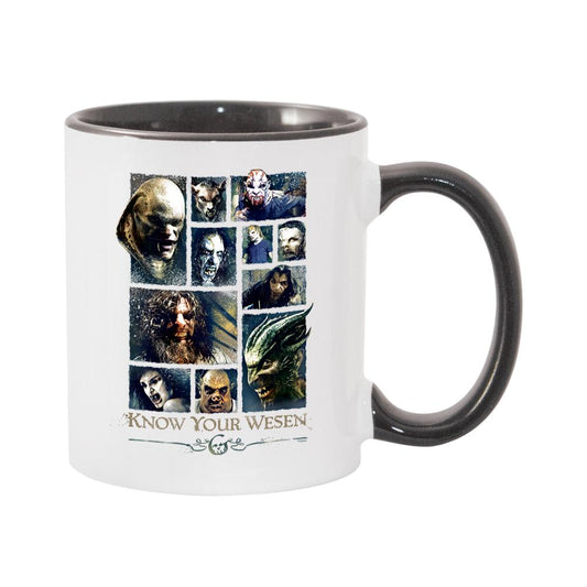 Grimm Know Your Wesen White and Black Mug