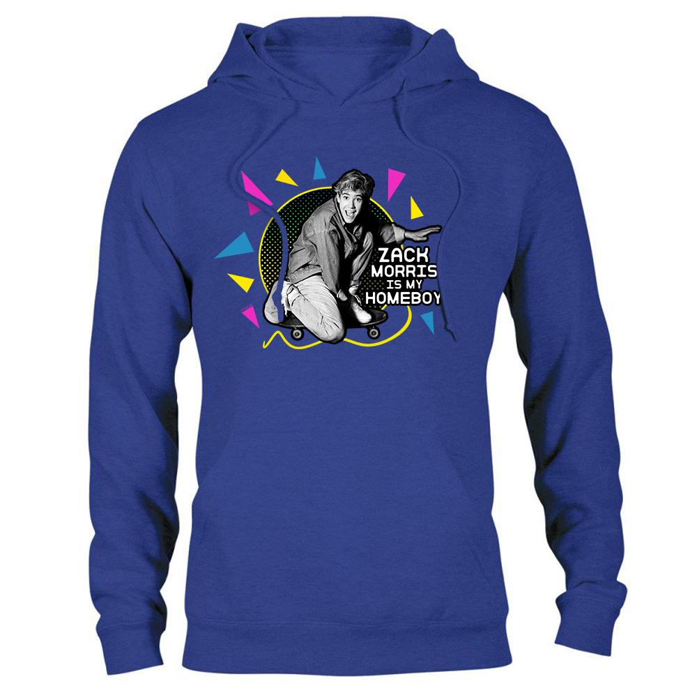 Saved By The Bell Zack Morris is my Homeboy Hooded Sweatshirt