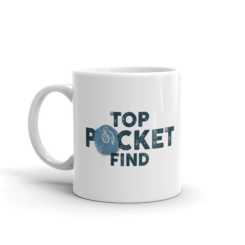 The Curse of Oak Island Top Pocket Find White Mug