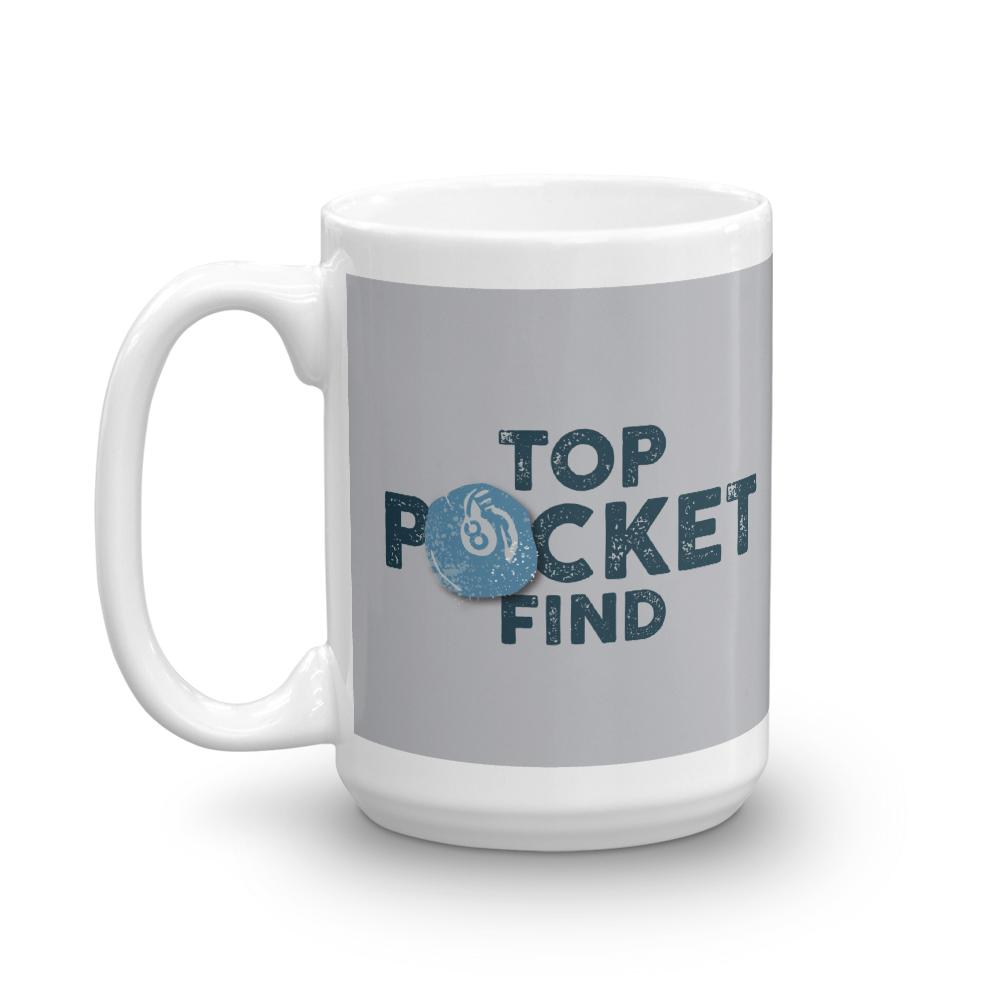 The Curse of Oak Island Top Pocket Find White Mug