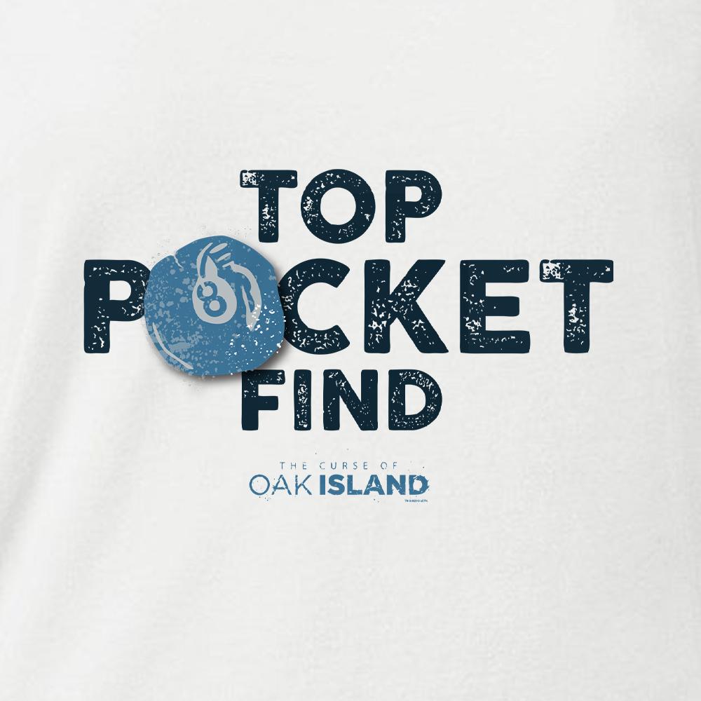 The Curse of Oak Island Top Pocket Find Women's Relaxed Scoop Neck T-Shirt