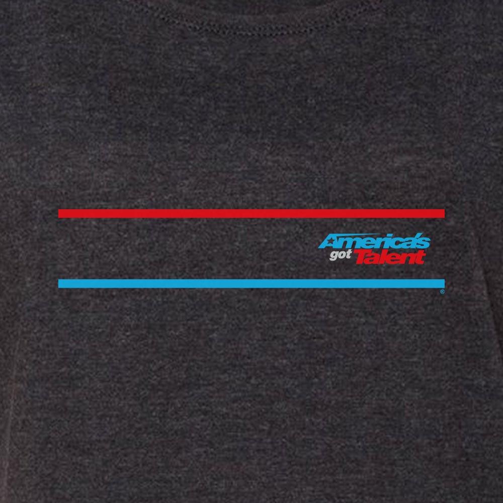 America's Got Talent Striped Women's Tri-Blend Dolman T-Shirt