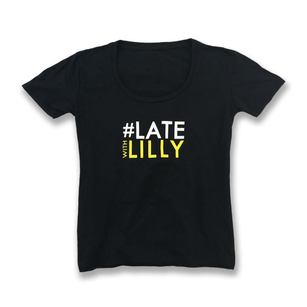 #LateWithLilly Hashtag Tee