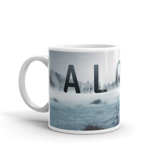 Alone White Mug