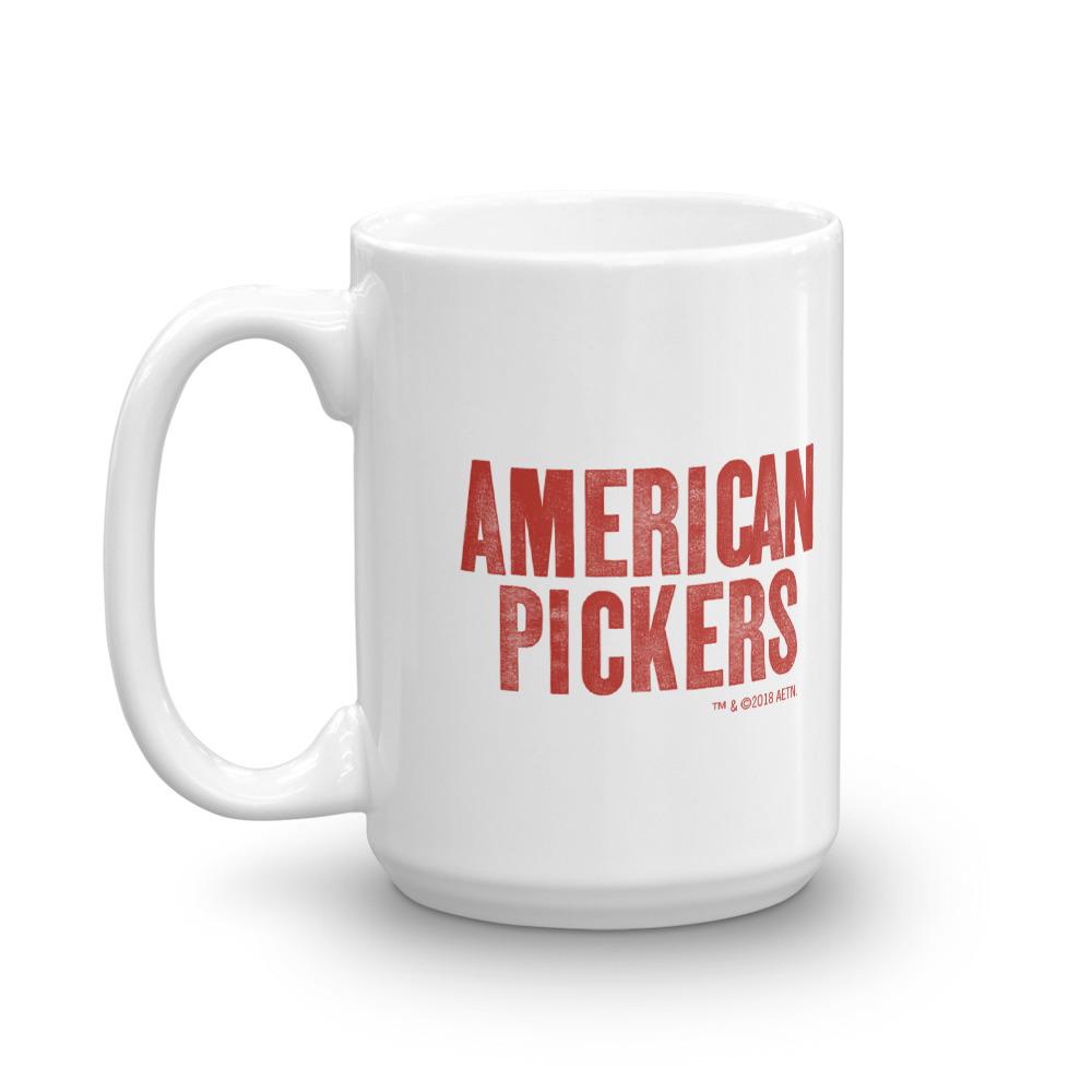 American Pickers Logo White Mug