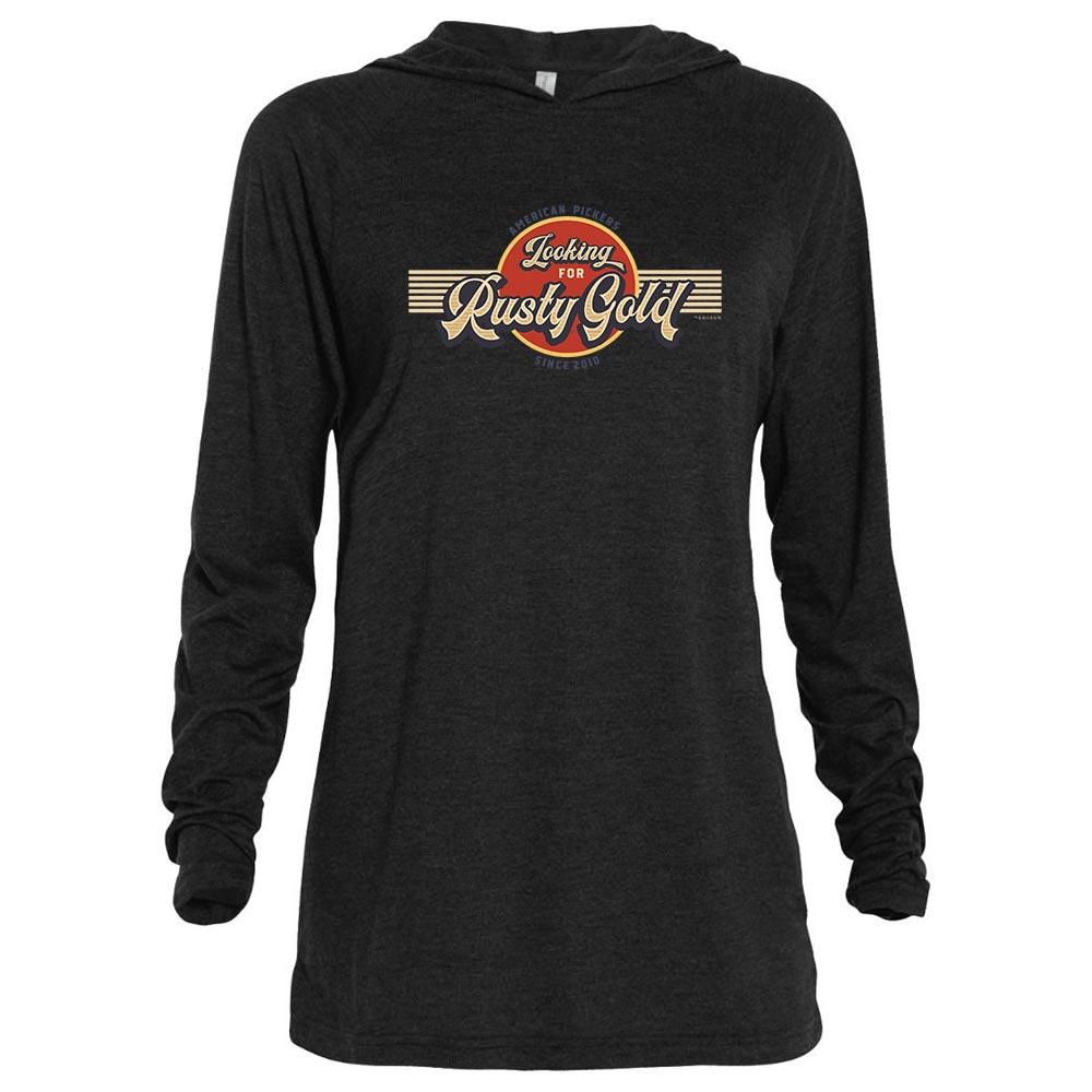 American Pickers Looking for Rusty Gold Circular Tri-Blend Raglan Hoodie