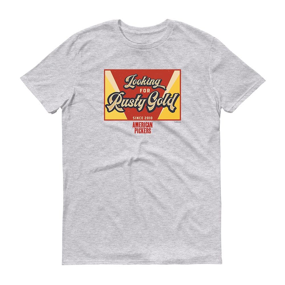 American Pickers Looking for Rusty Gold Men's Short Sleeve T-Shirt