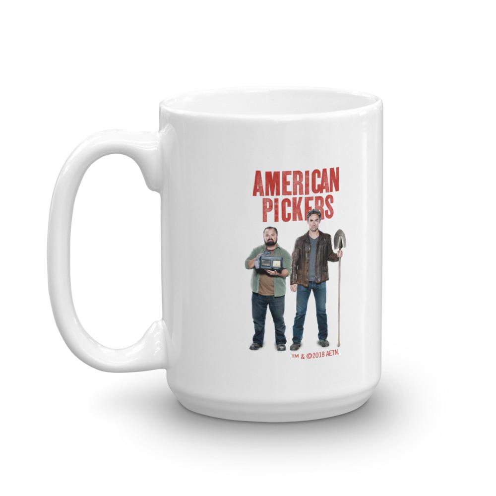 American Pickers Mike and Frank White Mug