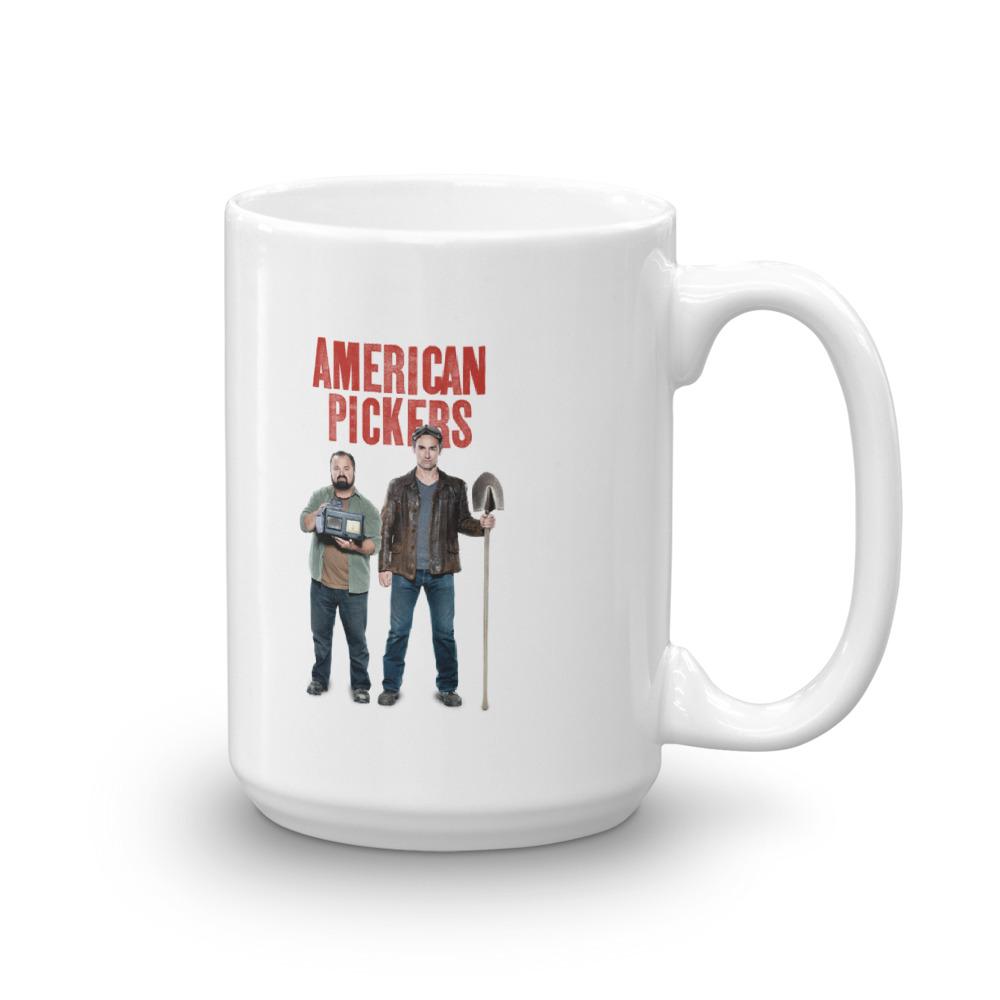 American Pickers Mike and Frank White Mug