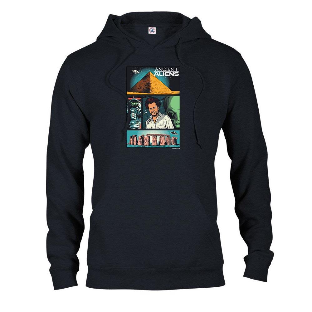 Ancient Aliens Comic Page Hooded Sweatshirt
