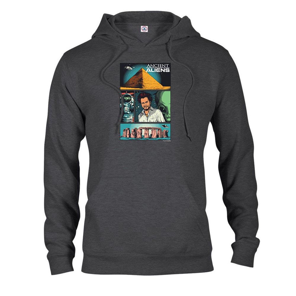Ancient Aliens Comic Page Hooded Sweatshirt