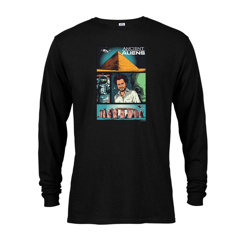 Ancient Aliens Comic Page Long Sleeve T-Shirt