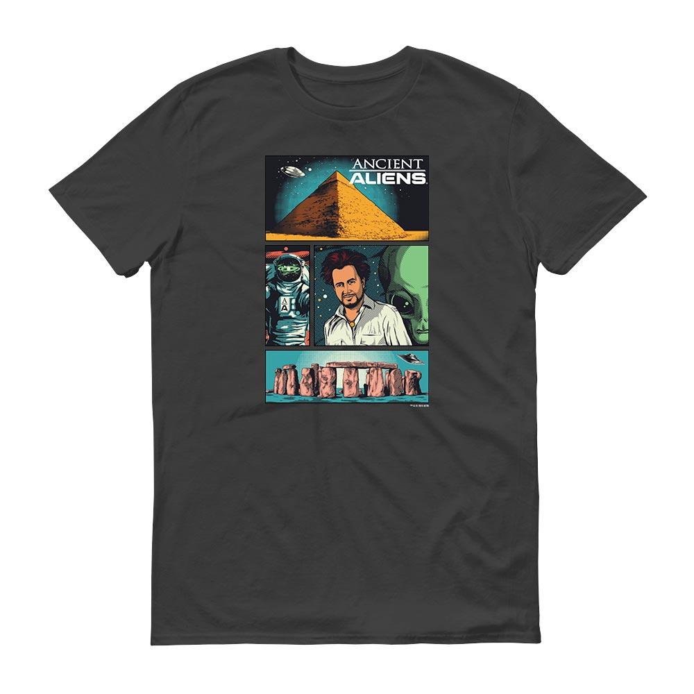 Ancient Aliens Comic Page Men's Short Sleeve T-Shirt