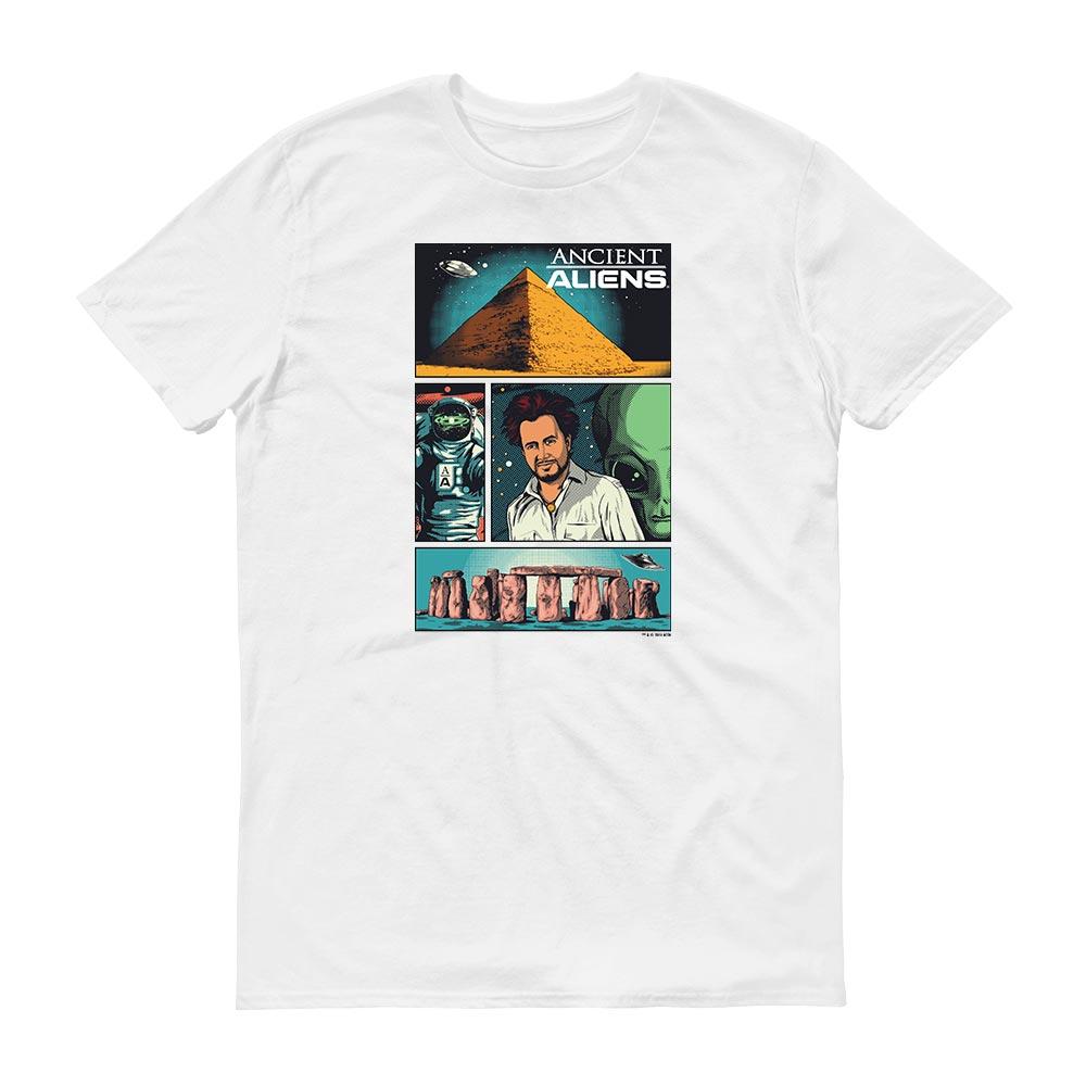 Ancient Aliens Comic Page Men's Short Sleeve T-Shirt