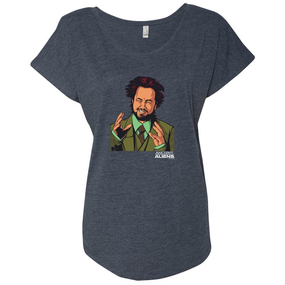 Ancient Aliens Giorgio Women's Tri-Blend Dolman T-Shirt