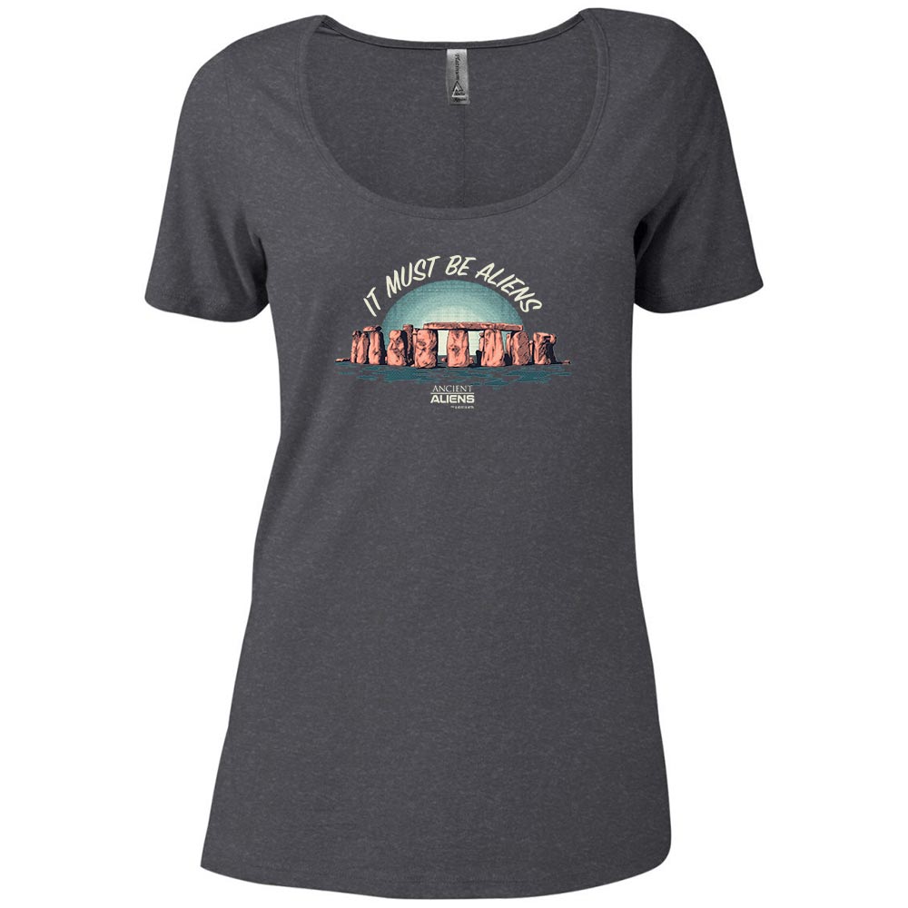 Ancient Aliens It Must Be Aliens Women's Relaxed Scoop Neck T-Shirt