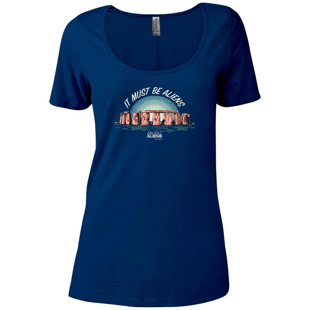Ancient Aliens It Must Be Aliens Women's Relaxed Scoop Neck T-Shirt