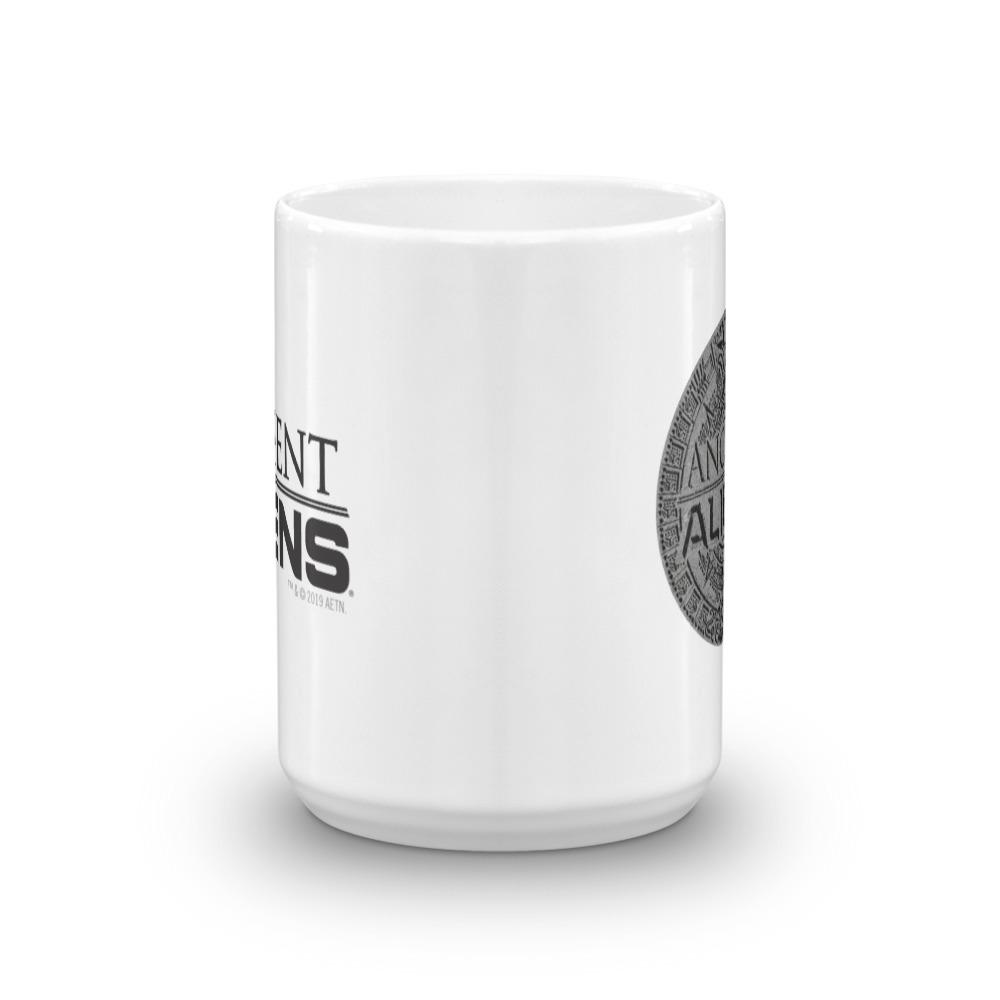 Ancient Aliens Symbol Logo White Mug