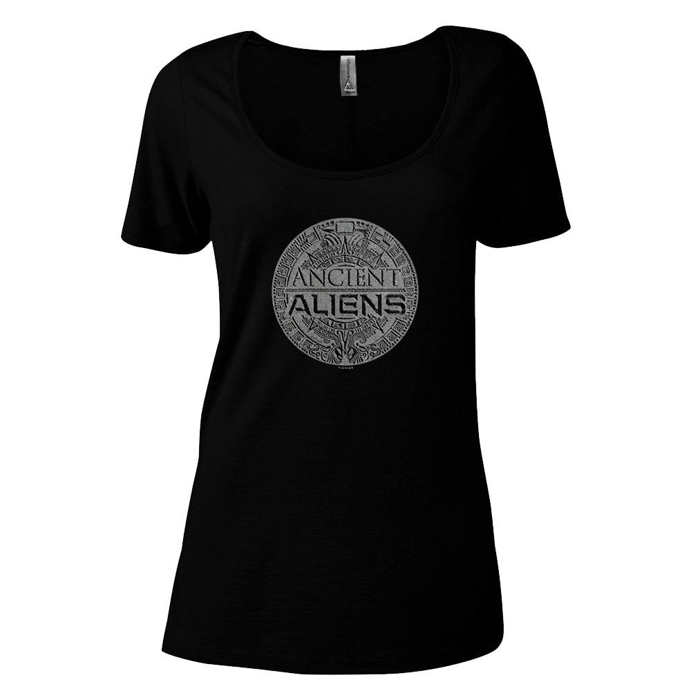 Ancient Aliens Symbol Logo Women's Relaxed Scoop Neck T-Shirt