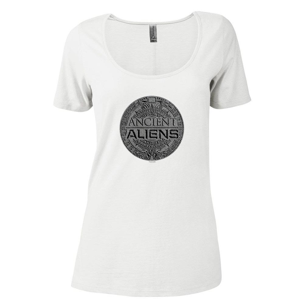 Ancient Aliens Symbol Logo Women's Relaxed Scoop Neck T-Shirt