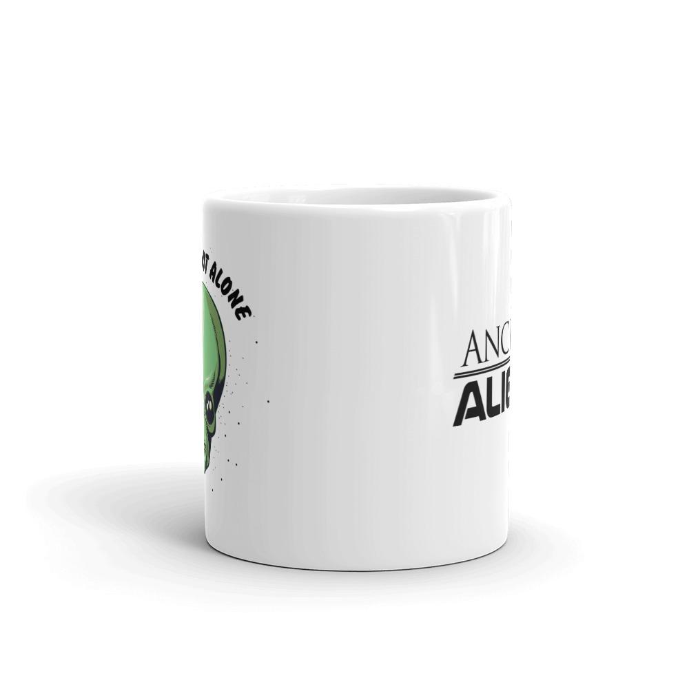Ancient Aliens We Are Not Alone White Mug