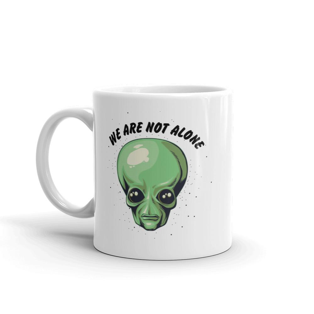 Ancient Aliens We are Not Alone White Mug