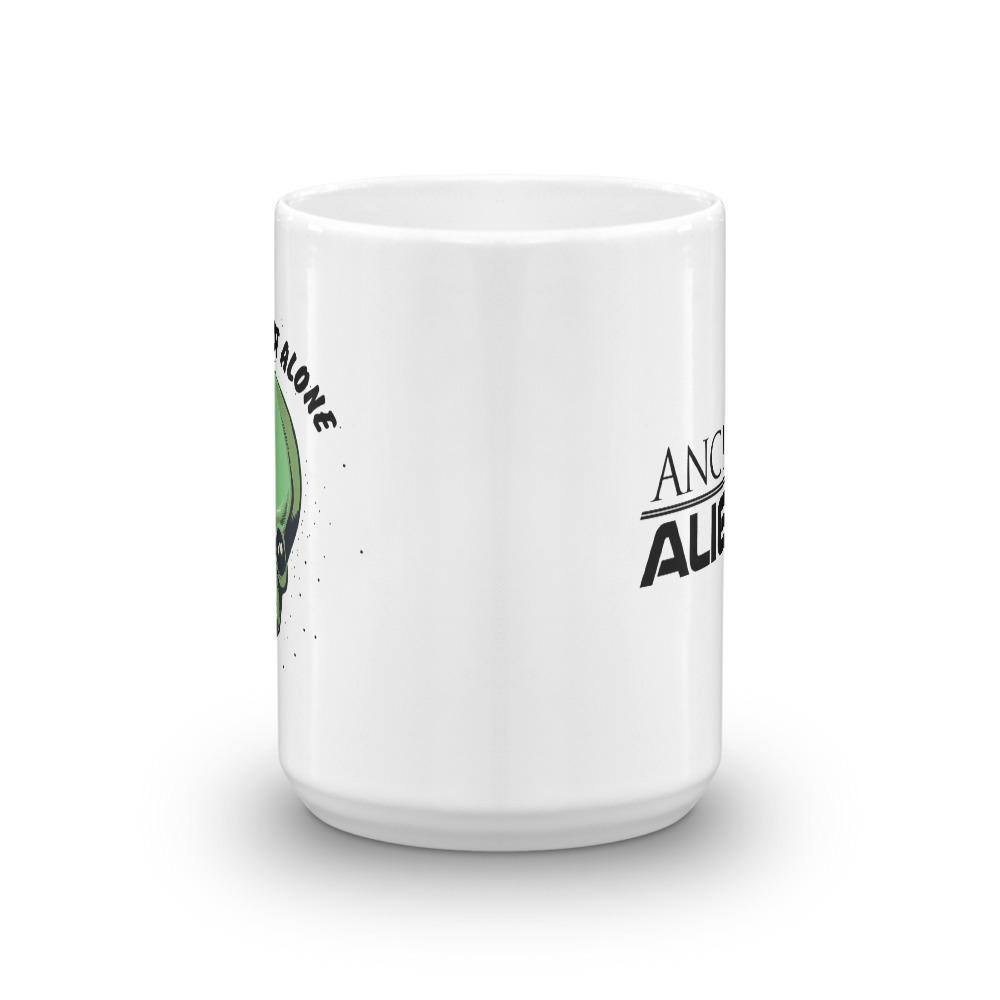 Ancient Aliens We Are Not Alone White Mug