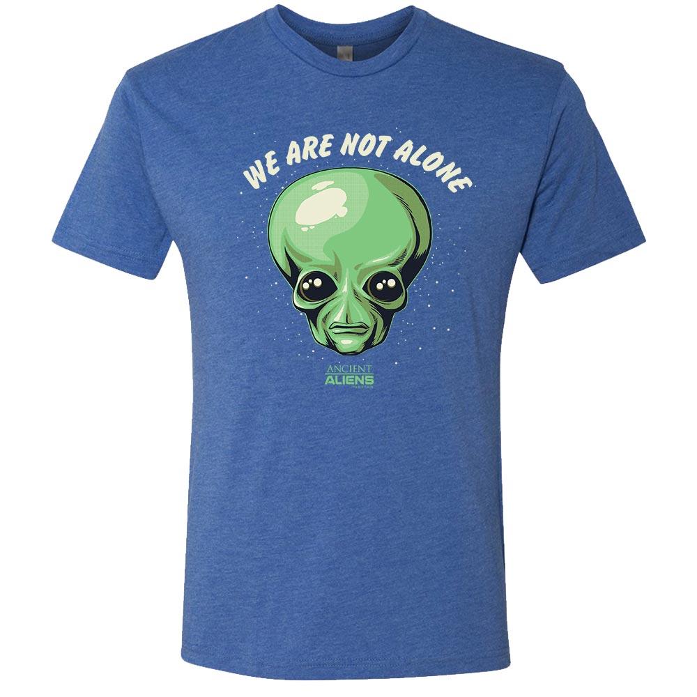 Ancient Aliens We are Not Alone Men's Tri-Blend Short Sleeve T-Shirt