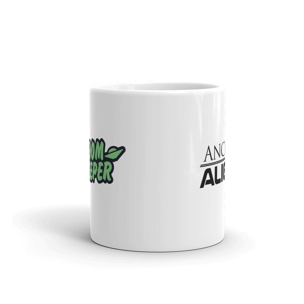Ancient Aliens Wisdom Keeper White Mug