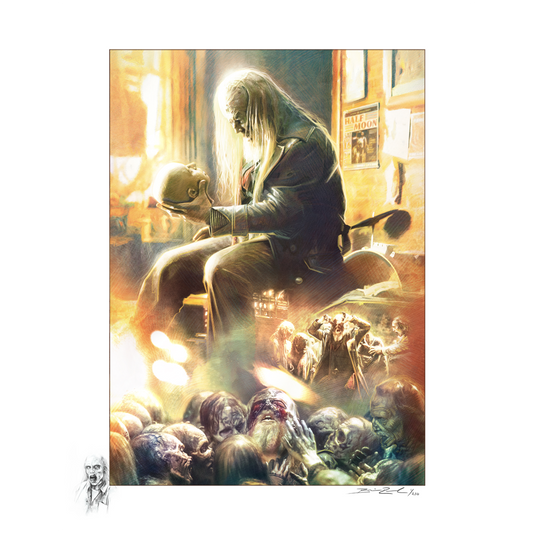 The Walking Dead Beta Remarked Watercolor Gilcee by Brian Rood