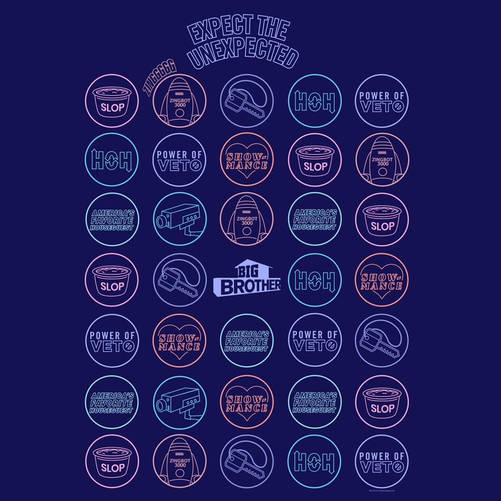 Big Brother Logo Mash Up Sherpa Blanket | Official CBS Entertainment Store