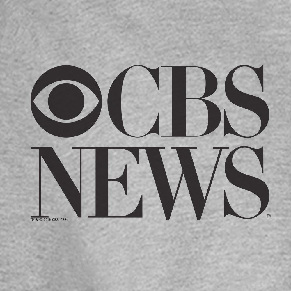 CBS News Vintage Logo Fleece Zip-Up Hooded Sweatshirt