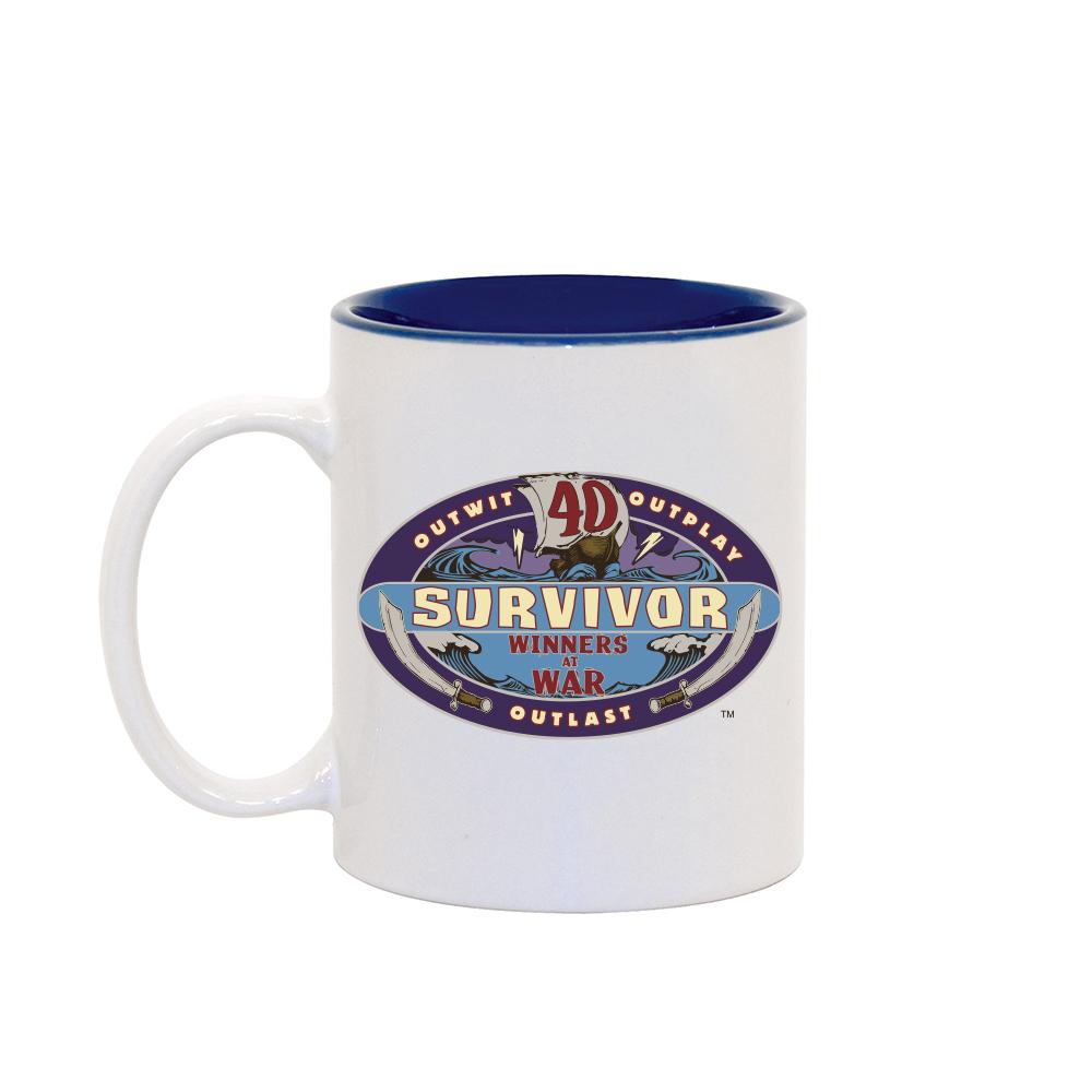 Survivor Season 40 Winners at War Logo Two-Tone Mug