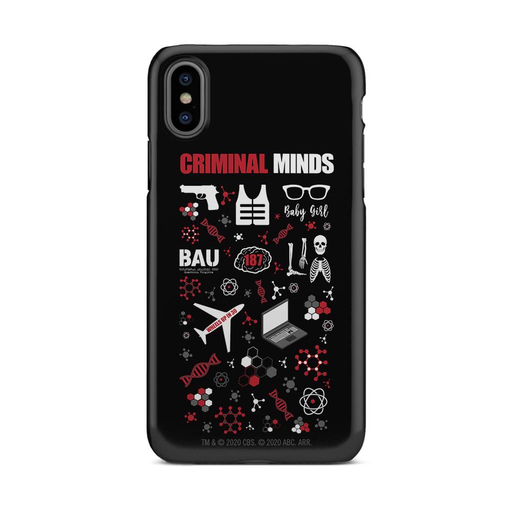 Criminal Minds Icon Mashup Tough Phone Case | Official CBS Entertainment Store
