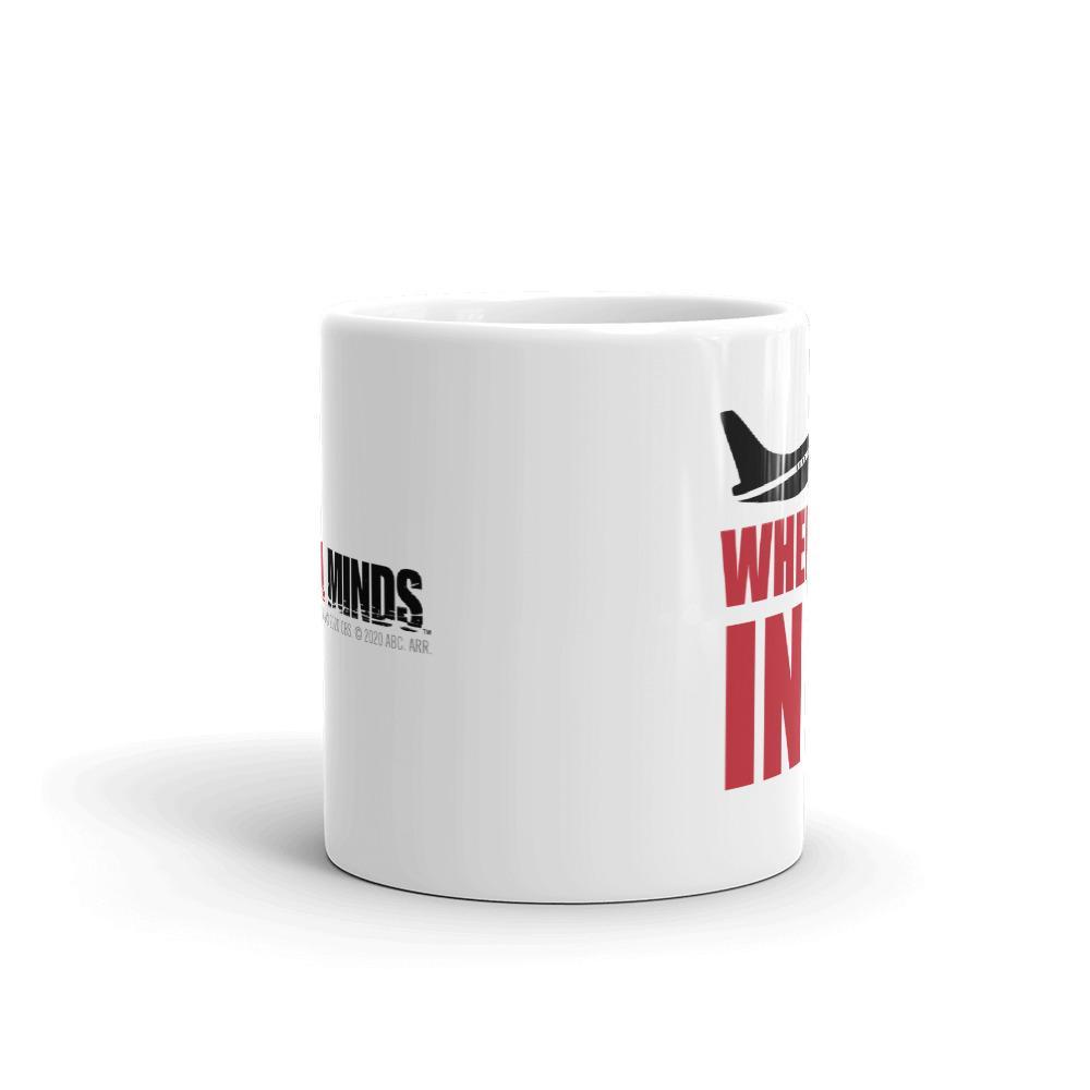 Criminal Minds Wheels Up White Mug