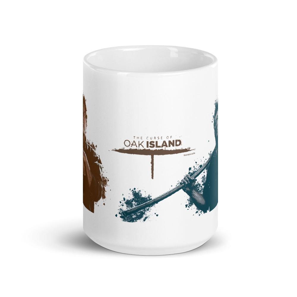 The Curse of Oak Island Rick and Marty White Mug