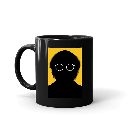 Curb Your Enthusiasm Larry's Silhouette Black Mug