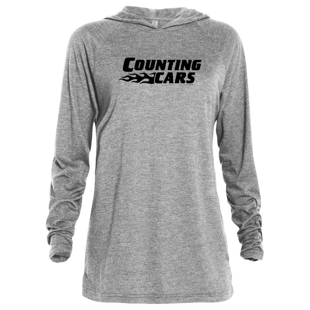 Counting Cars Logo Tri-blend Raglan Hoodie