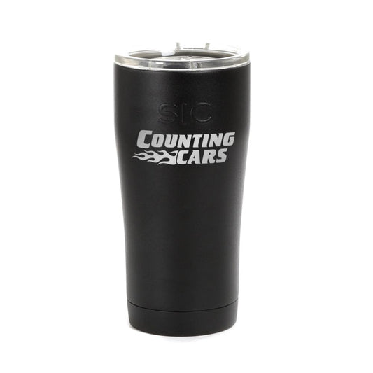 Counting Cars Logo Laser Engraved SIC Tumbler