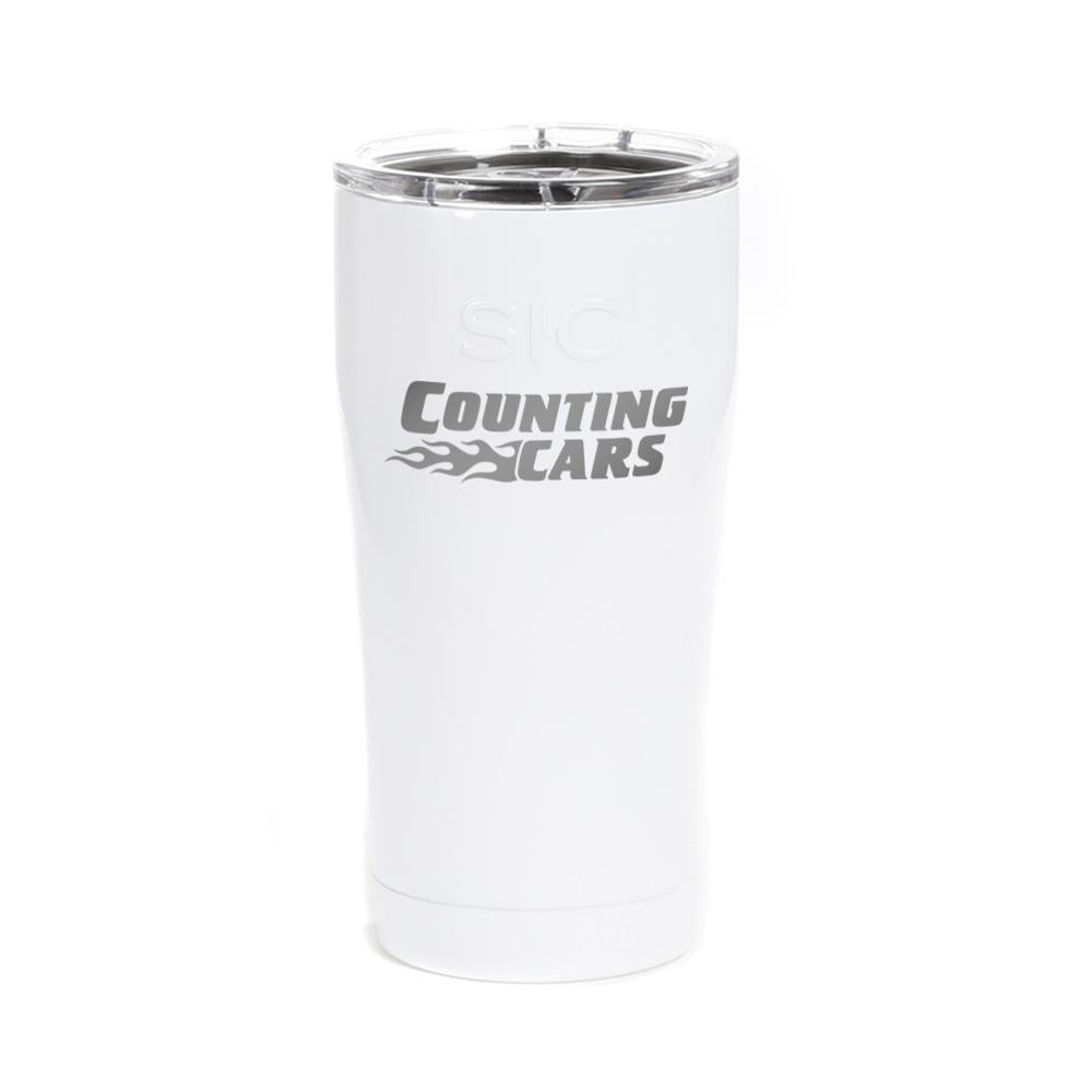 Counting Cars Logo Laser Engraved SIC Tumbler