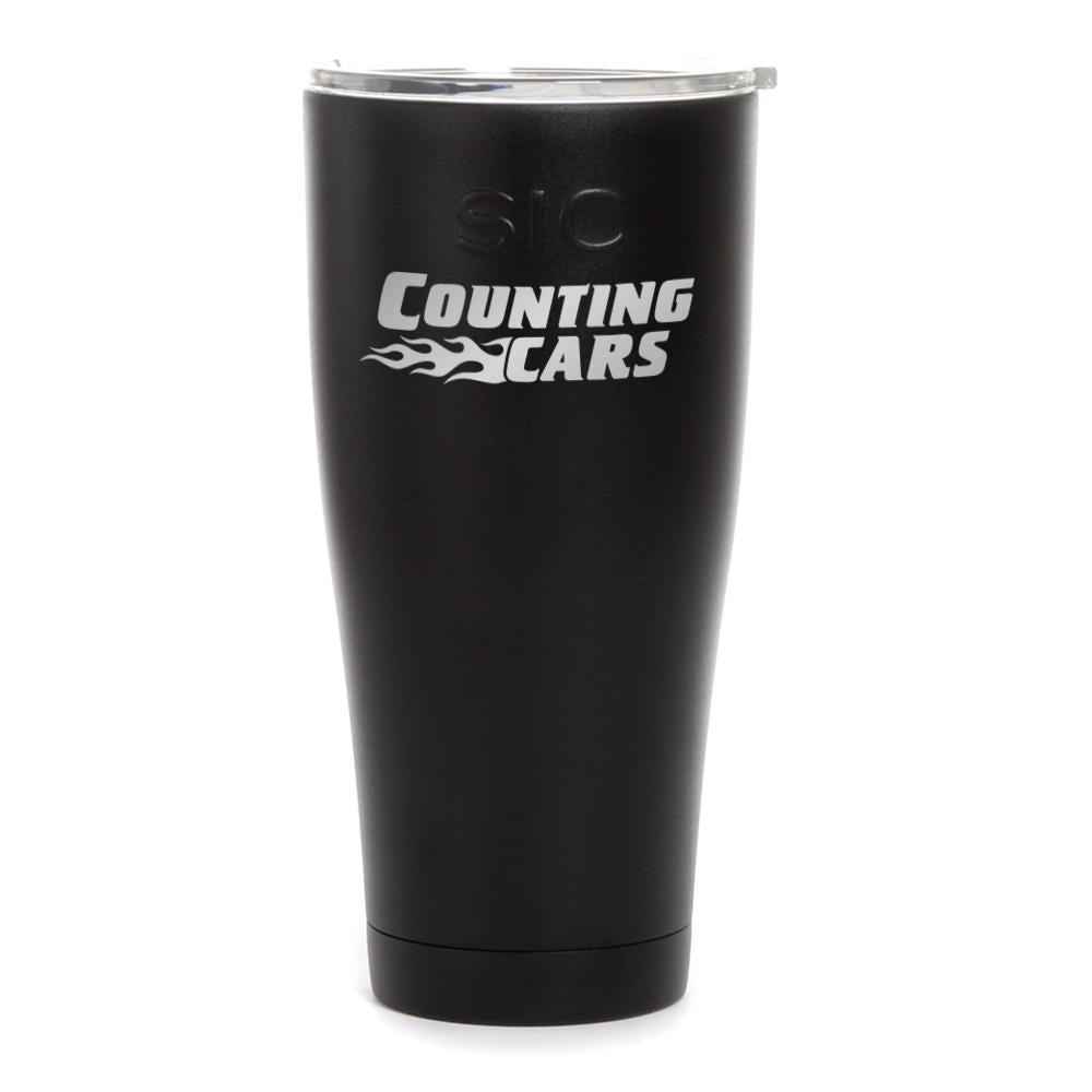 Counting Cars Logo Laser Engraved SIC Tumbler