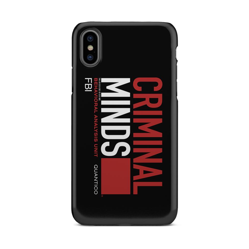 Criminal Minds BAU Quantico Tough Phone Case | Official CBS Entertainment Store