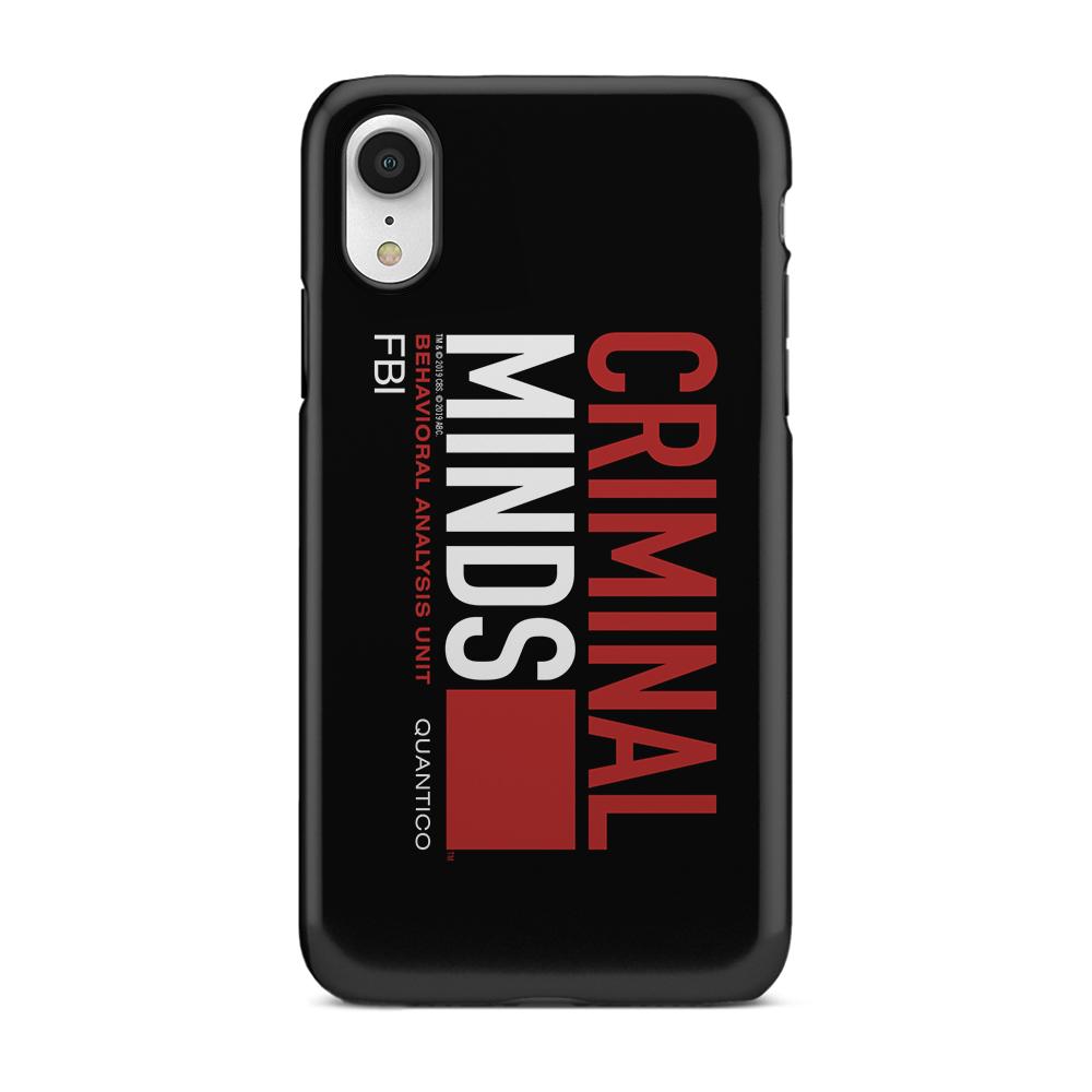 Criminal Minds BAU Quantico Tough Phone Case | Official CBS Entertainment Store