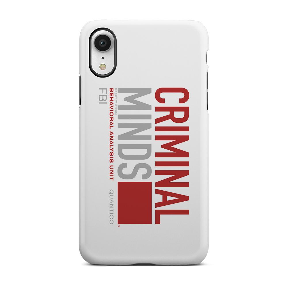 Criminal Minds BAU Quantico Tough Phone Case | Official CBS Entertainment Store