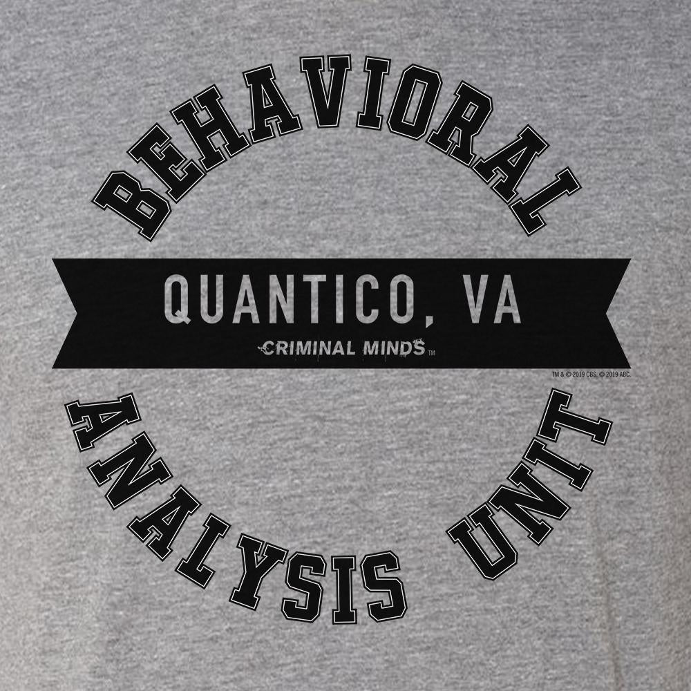Criminal Minds Behavioral Analysis Unit Men's Tri-Blend Short Sleeve T-Shirt