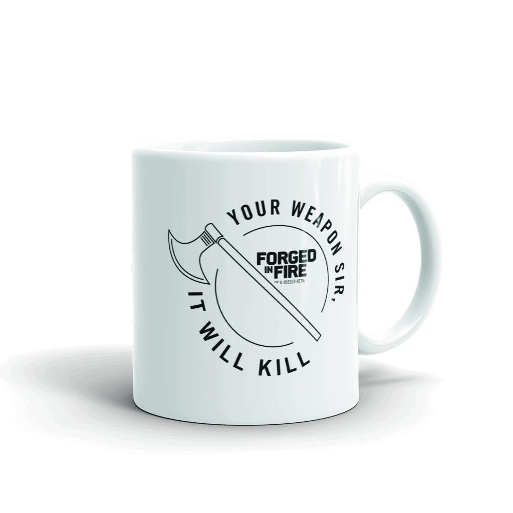 Forged in Fire It Will Kill Axe White Mug