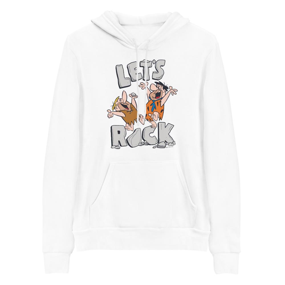 The Flintstones Let's Rock Adult Fleece Hooded Sweatshirt